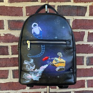 Space Robots - Hand Painted Miniture Backpack - One-of-a-Kind