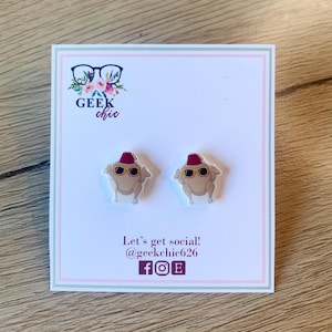 TV Show Thanksgiving Turkey Small Stud Earrings