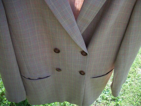 Sexy Designer Liz CLAIBORNE 90s Man Blazer for La… - image 4