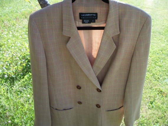 Sexy Designer Liz CLAIBORNE 90s Man Blazer for La… - image 1