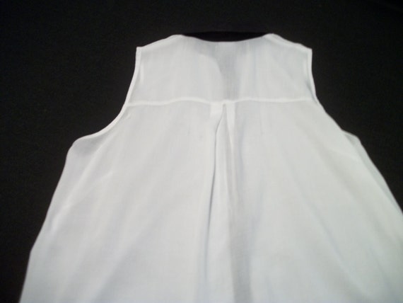 Darling RETRO Black & White TUXEDO Sleeveless BLO… - image 5