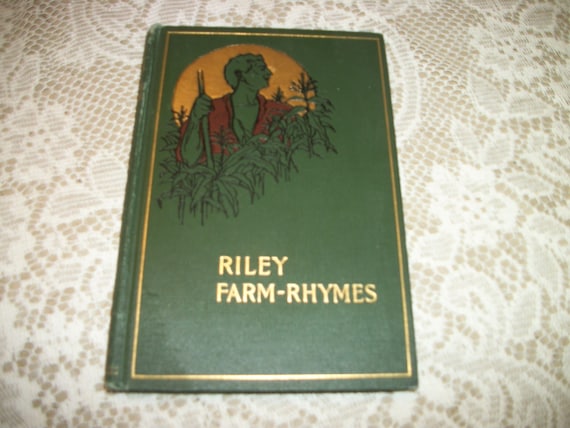 Circa 1905 Little Book Riley Farm Rhymes With Pictures As Is Cover - 