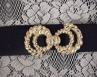 Vintage Nan‎ Lewis 80’s navy enamel stretch belt EVC OS Nan Lewis Belt - Etsy main image 3