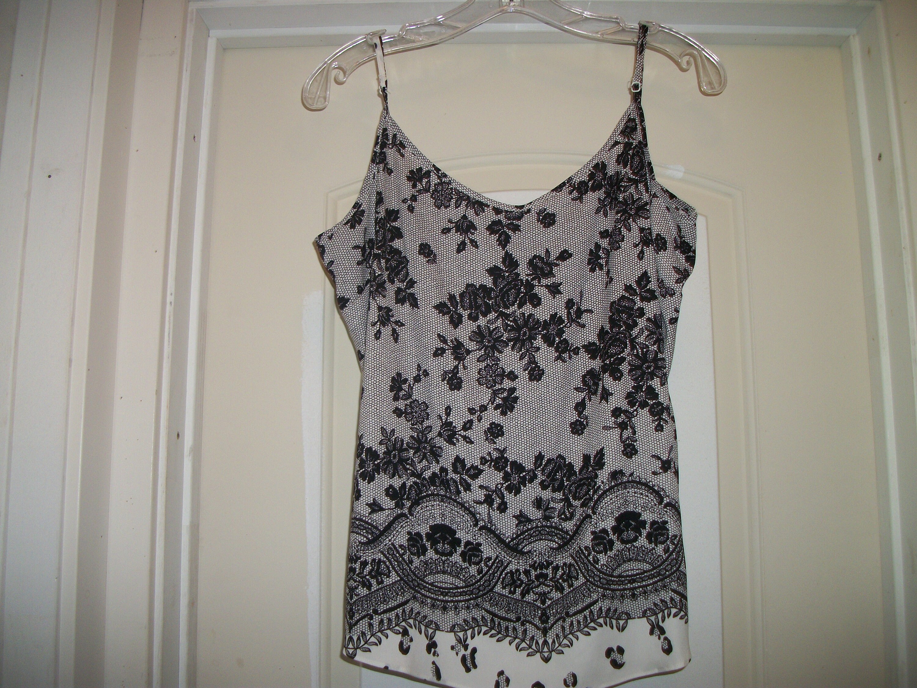 Top Manches Longues En Dentelle Noire Worthington - Taille M - Doublé - Pour Soirée Ou Cocktail
