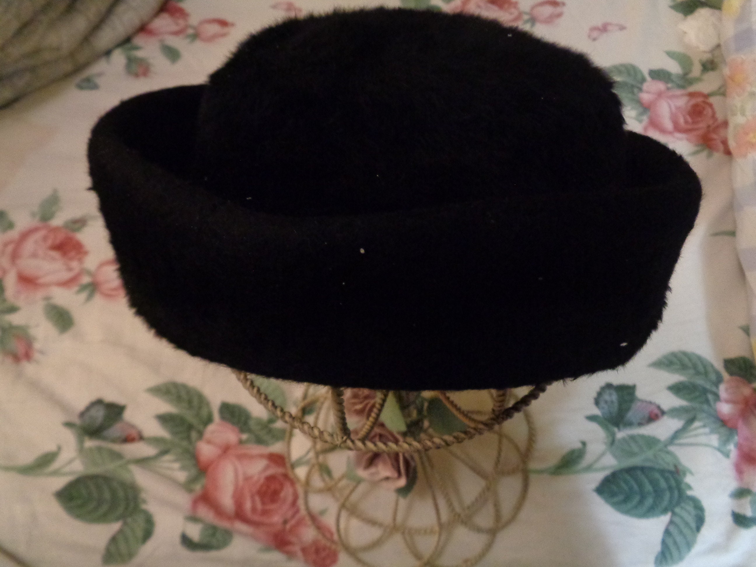 1950S GIMBAL BROTHERS Semi Felt Hat W Bling Size 22 - Etsy