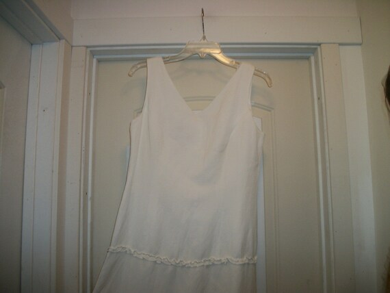 Retro 90s Does Pretty White Sleeveless, COTTAGECO… - image 10