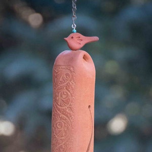 Fall Decor Handmade Wind Chime Ceramic Bell