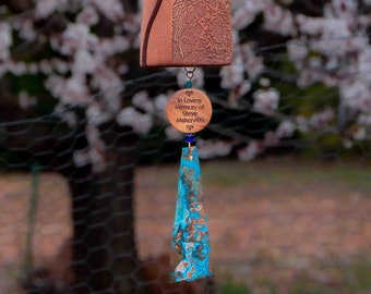 In Memory Of Memorial Windchime | Personalized Tree of Life Windchimes | Bereavement Gift | Sympathy Gift