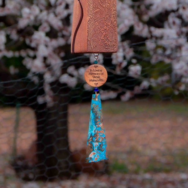 In Memory Of Memorial Windchime | Personalized Tree of Life Windchimes | Bereavement Gift | Sympathy Gift