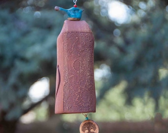 Pet Loss Gifts | Personalized Inscription Tree of Life Windchimes | Artisan Made Grief Care Package | Sympathy Gift for Pet Memorial