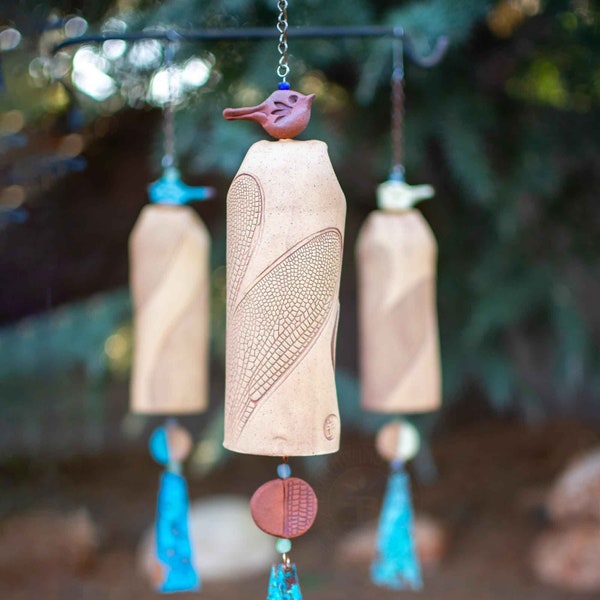 Dragonfly Items | Dragonfly Wind Chime | Garden Art | Dragonfly Wings