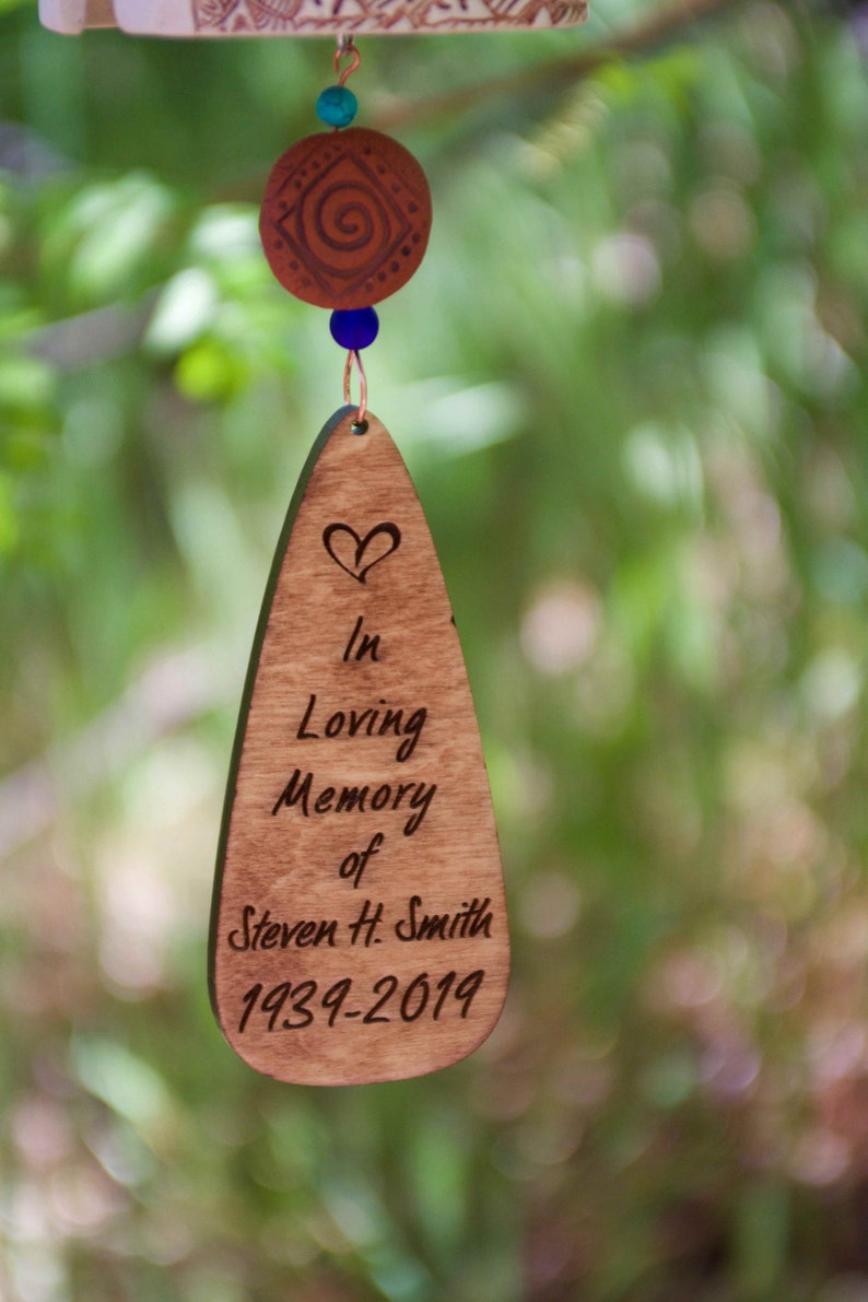 Personalized Wind Chime Sail only with Inscription Laser Etsy