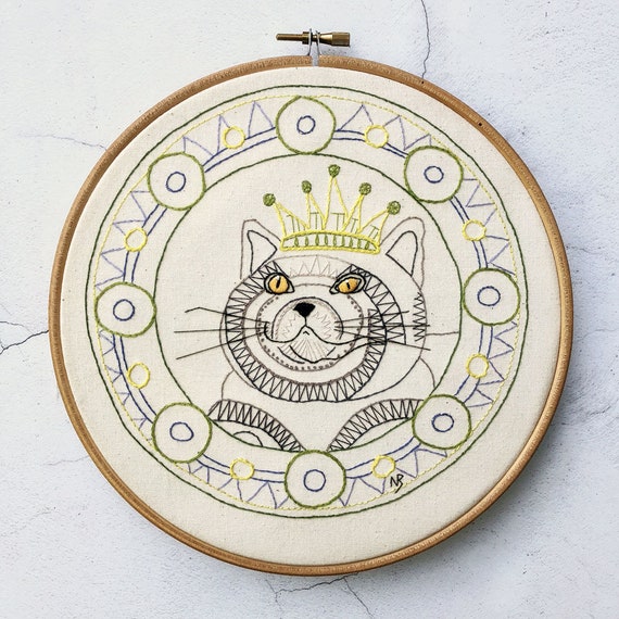 14 Cat Embroidery Patterns