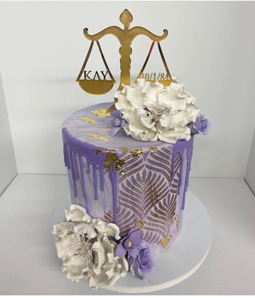 Scales of Justice Cake Topper Acrylic Topper Personalized Etsy