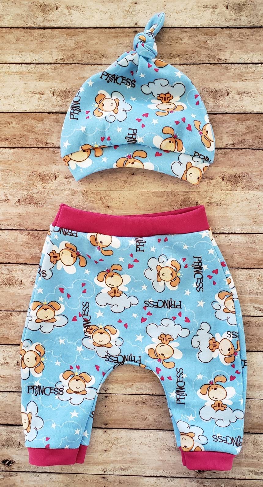 15 16 Pant and Cap Set Clothing for Mini Reborn Baby Doll Clothes