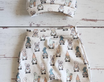 15" Ostern Hose und Mütze Set Kleidung für Mini Reborn Babykleidung Kleidung Outfit Mikro Frühchen Silikon OOAK Reborn