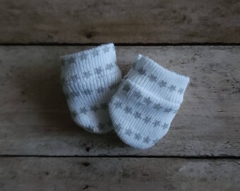 6-7" Hand mitts for reborn mini ooak silicone baby doll micro preemie