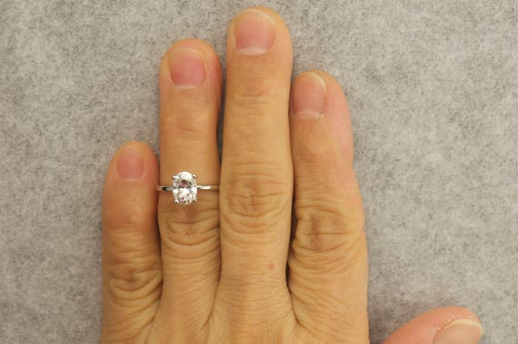 CHARLES /& COLVARD 14K or Blanc Boucles d/'oreilles FOREVER CLASSIC MOISSANITE 2.00 Ct DEW