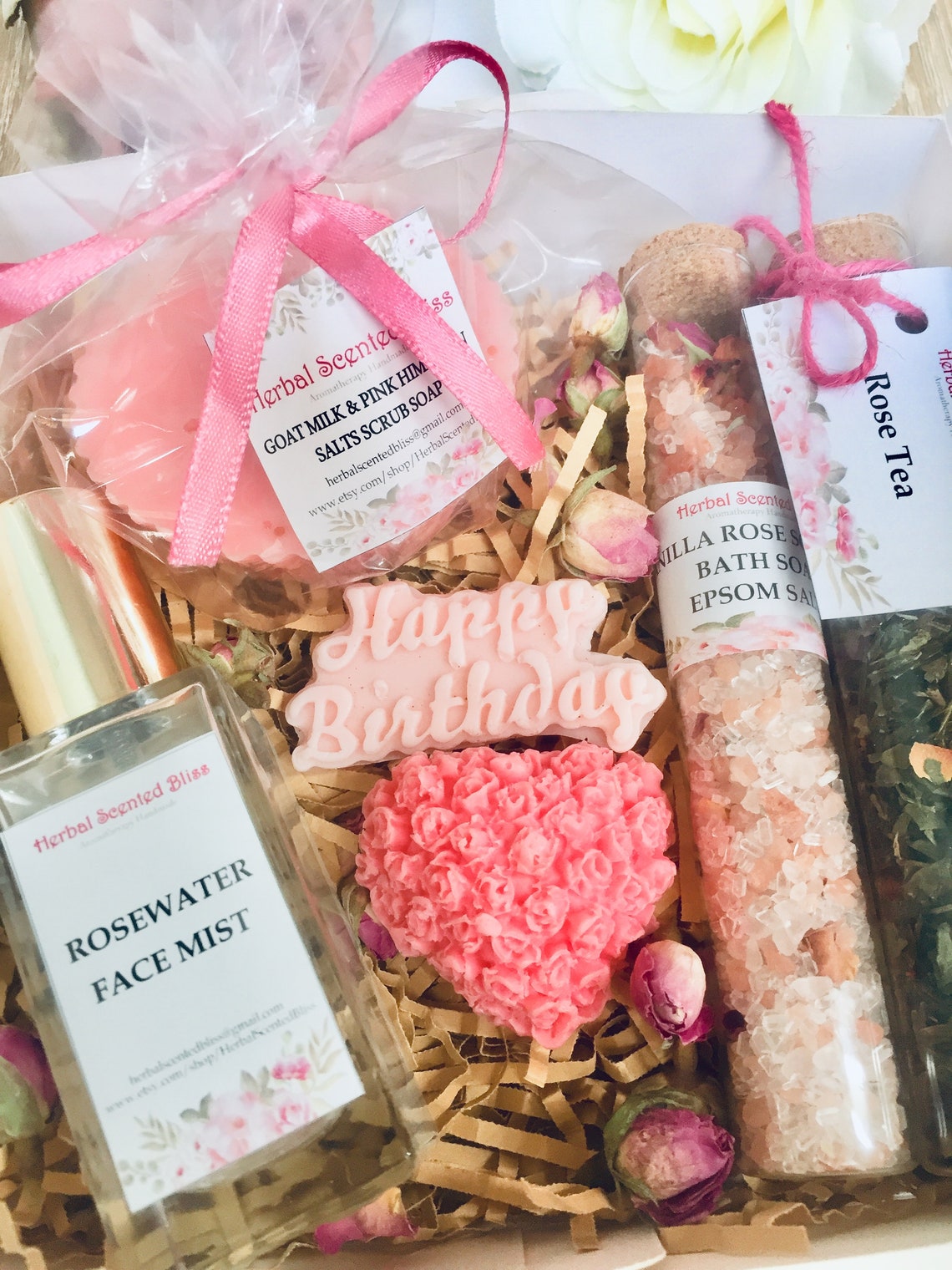 Happy Birthday Gift for Her Birthday Pamper Box Pamper Gift Etsy