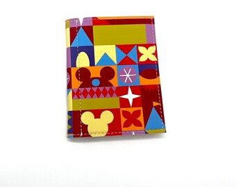 Theme Park Popcorn Box Print Memo Pad Notebook Holder
