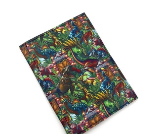 Dinosaur Park Moondance Vinyl Junior Legal Pad Notebook, Notepad Holder, Journal Cover, Server Book