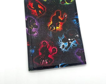 Superhero Illuminations Moondance Vinyl Junior Legal Pad Notebook, Notepad Holder, Journal Cover, Server Book