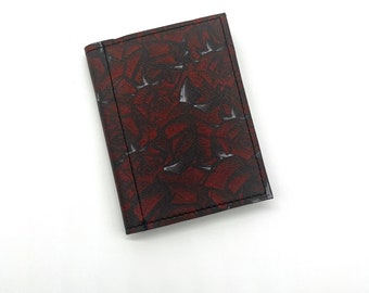 Gothic Roses Moondance Memo Pad Notebook Holder, Notepad Cover, Pocket Notebook, Server Book