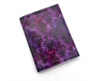 Haunted Mansion Wallpaper Moondance Memo Pad Notebook Holder, Notepad Cover, Pocket Notebook, Server Book