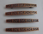Vintage Copper Handles Drawer Pulls, Vintage Pulls Copper, Vintage Copper Drawer Pulls, Pulls Drawer, Copper Pulls, Drawer Pulls Etsy,Drawer