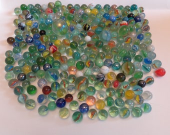 MARBLE BULK LOT 2 POUNDS OF 9//16/" SOLID GREEN MARBLE KING MARBLES FREE SHIPPING