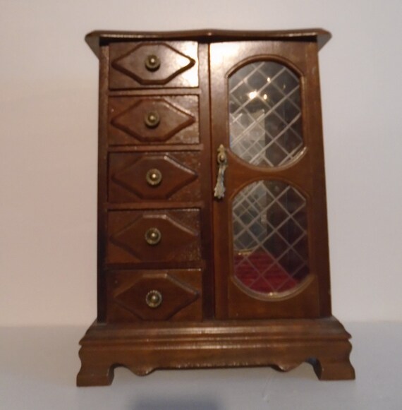 antique music jewelry box