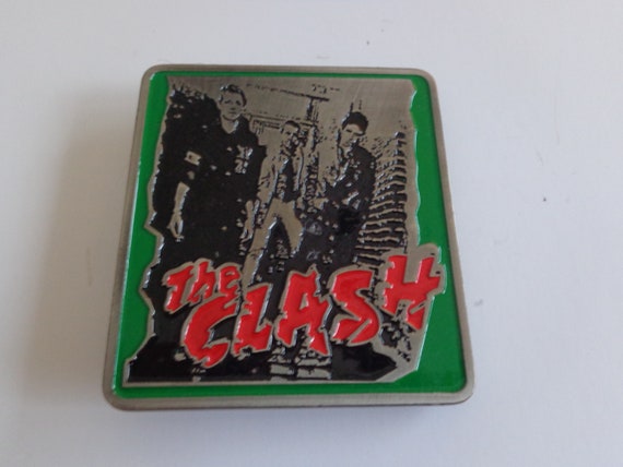 Vintage The Clash Belt Buckle, The Clash Belt Buck