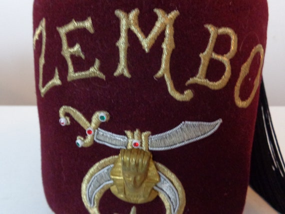 Vintage Zembo Fez Hat Vintage Fez 