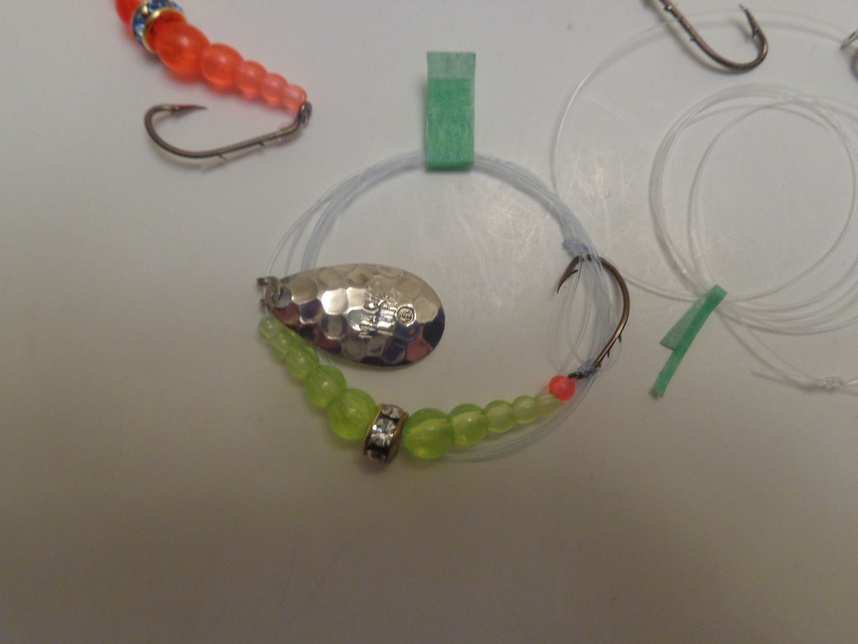 Fishing Spinners Lures Beaded Fishing Tackle Tackle Etsy