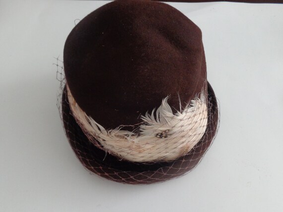 Vintage Ladies Hat Church Hat Fancey 