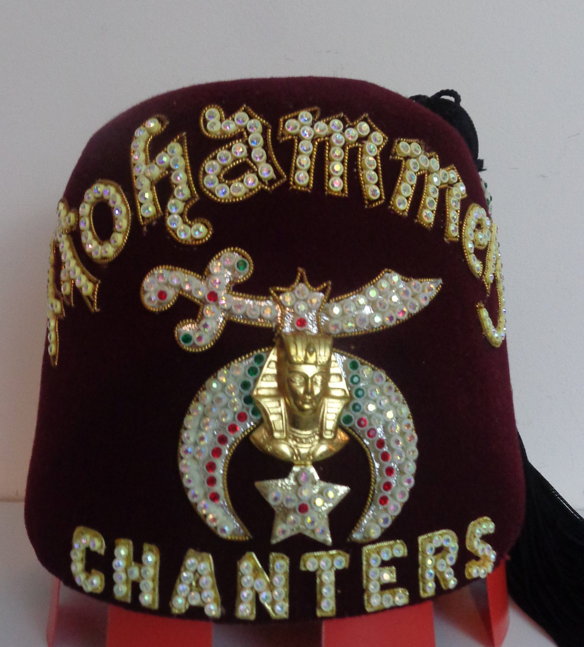 Vintage Fez Shriner Hat Mohammed 