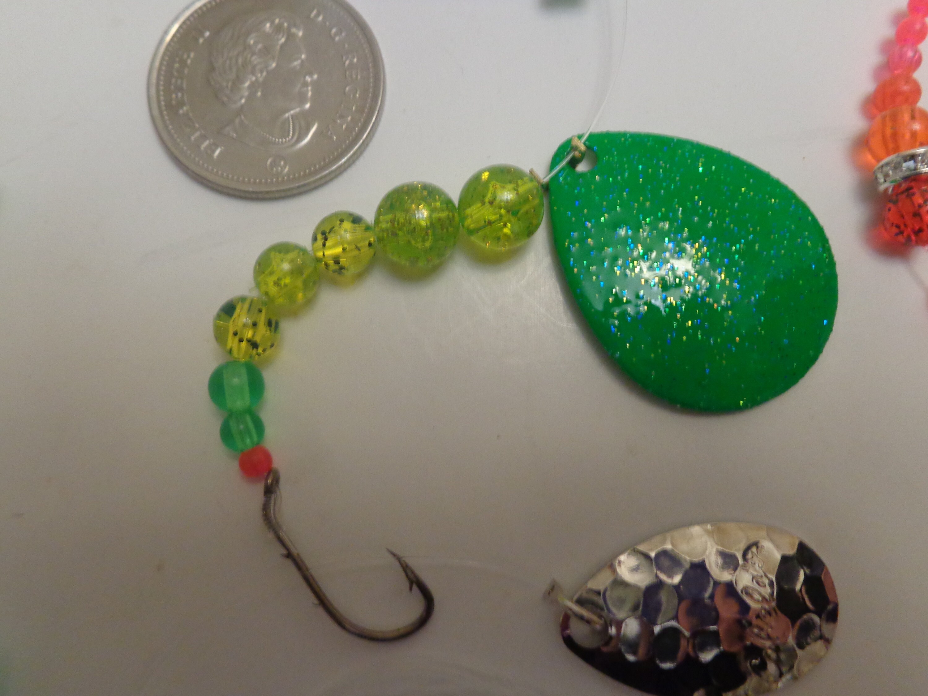 Fishing Spinners Lures Beaded Fishing Tackle Tackle Etsy