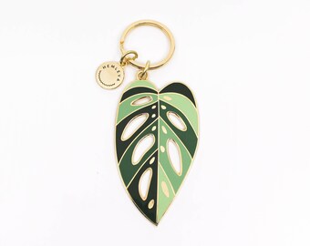 Leaf Key Chain Etsy