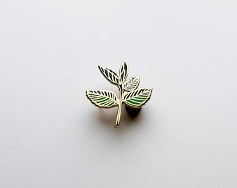 Mint Hard Enamel Cloisonné Pin