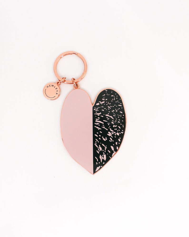 Philodendron Pink Princess Keychain image 6