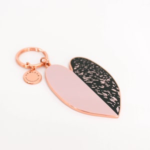 Philodendron Pink Princess Keychain image 7