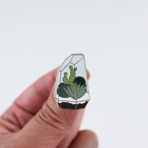 Terrarium Enamel Pin image 3