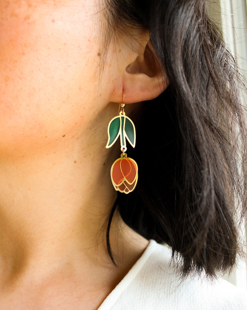 Tulip Earrings image 1