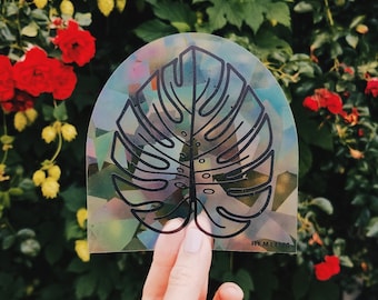 Monstera Suncatcher