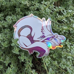 Holographic Hiding Silken Sticker