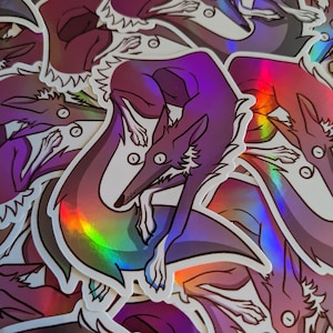Holographic Silken Sticker