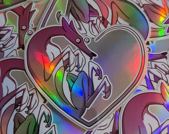 Holographic Greyhound Sticker