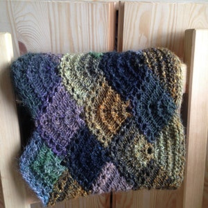 Noro Silk Garden Infinity Scarf Pattern “Fish Scales”