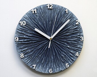 blue clock etsy