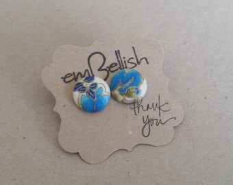 Fabric Button Studs *free shipping*